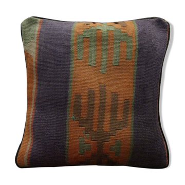 Handmade Striped Kilim Cushion Cover 37x40cm