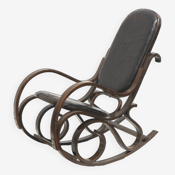 Fauteuil à bascule de Luigi Crassevig pour Crassevig, Italie, 1970