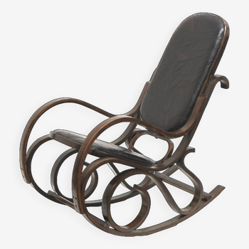 Rocking chair by Luigi Crassevig for Crassevig, Italy, 1970s