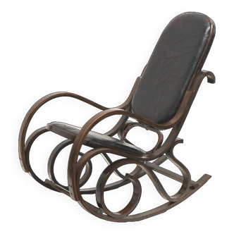 Fauteuil à bascule de Luigi Crassevig pour Crassevig, Italie, 1970