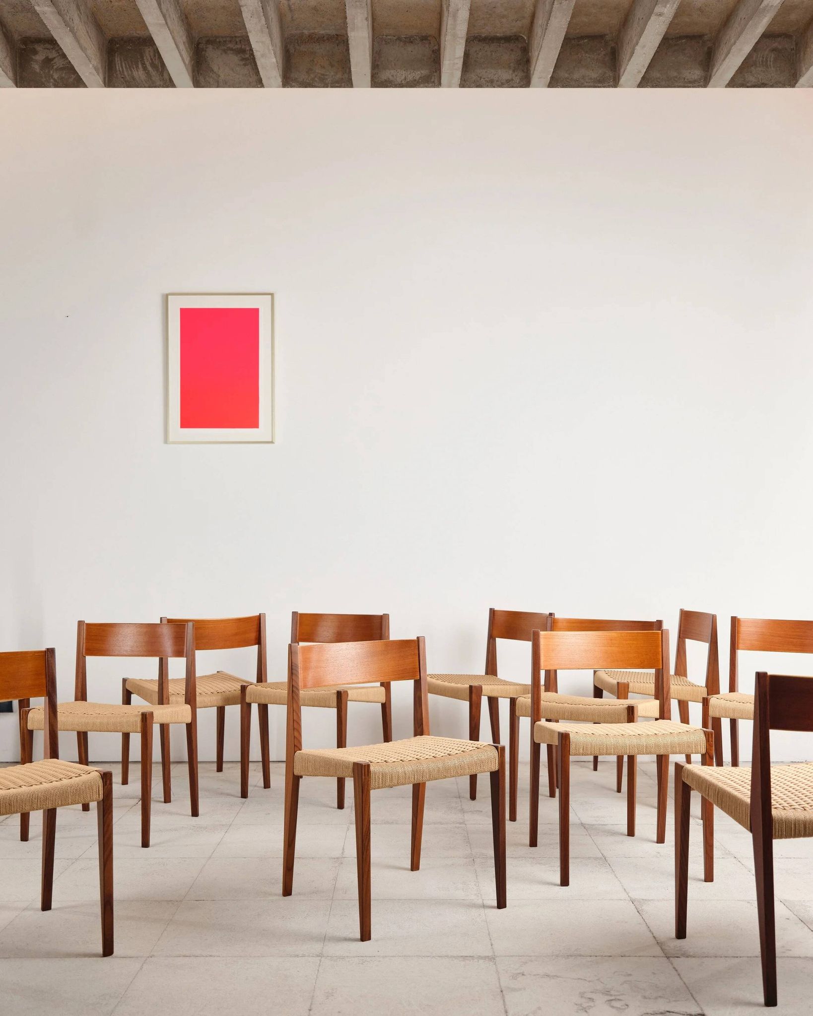 Set of 12 Pia chairs by Poul Cadovius, Denmark, 1950s