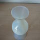 Vase soliflore  opaline blanc opalescent