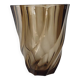 Vase en verre torsadé