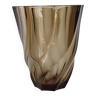 Vase en verre torsadé