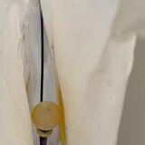 "Egg" lamp signed by artist Michel Froment