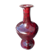Blood-red soliflore vase