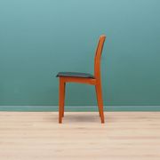 Ensemble de quatre chaises en hêtre, design danois, années 1970, production : Danemark