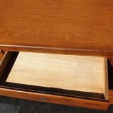 Oak desk 8 drawers double boxes 1950