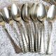 Art Deco silver-plated cutlery, silver-plated cutlery set.