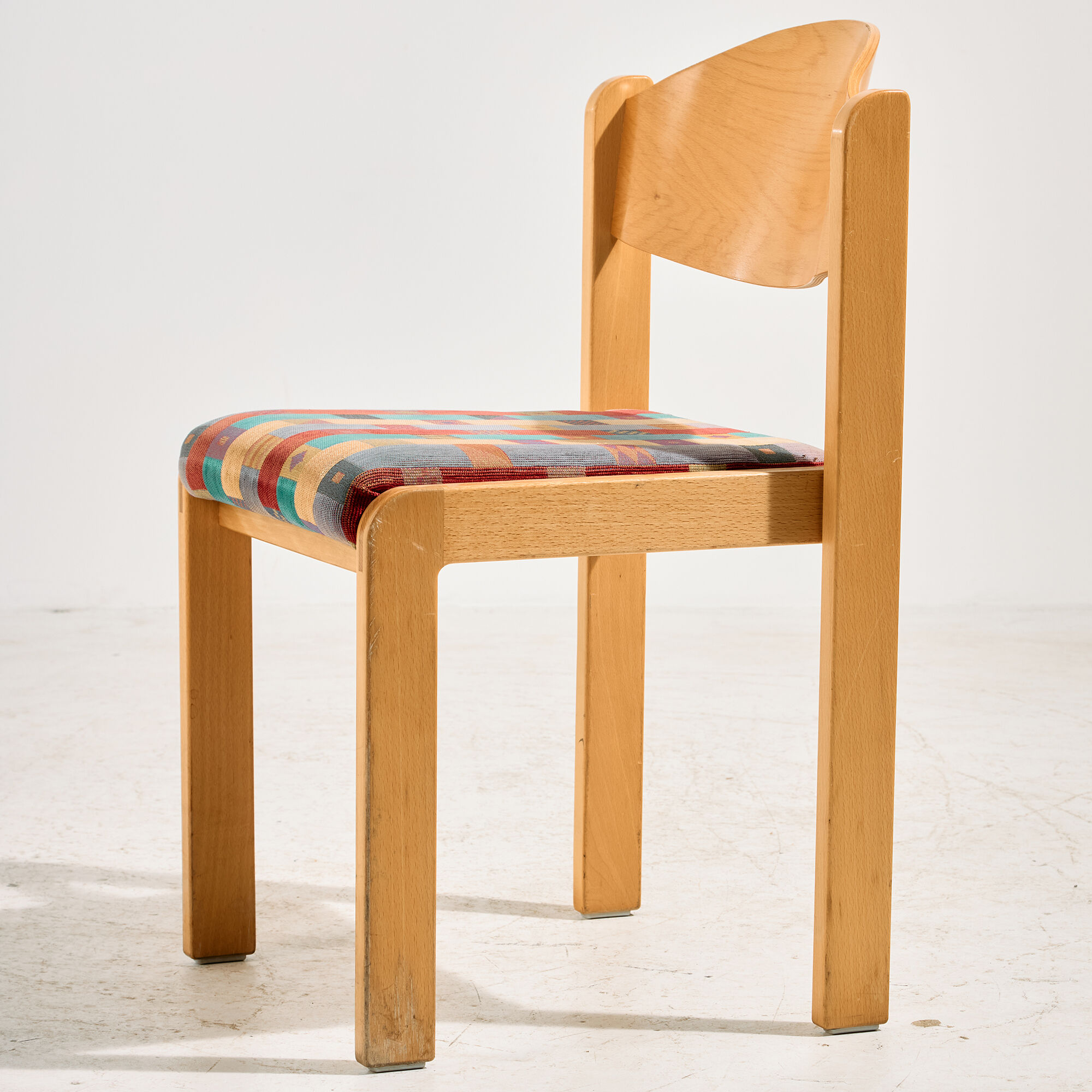 Stackable beech chair