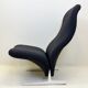 "Concorde" armchair in navy blue by Pierre Paulin, 1960s