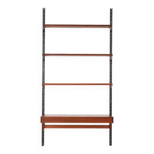 Étagère modulaire en teck, design danois, années 1960, designer&nbsp;: Kai Kristiansen