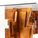 Matteo Ceccarelli. Sculptural table in "brutalist" style. 1980s.