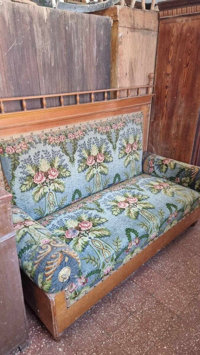 Antique Hungarian sofa, 1890s