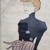 Illustration after Leonetto Cappiello, "Our actresses", Réjane in Georgette Lemeunier, 38 x 52 cm