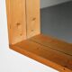 Solid pine mirror, Les Arcs, France, circa 1970