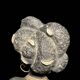 Sculpture of a black woman in plaster