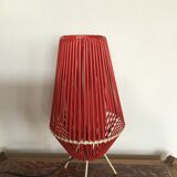 Vintage 60s scoubidou lamp
