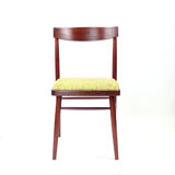 Set of 4 dining chairs in oak by ton, czechoslovakia 1960s