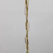 Italian mid-century glass and brass pendant light, 1960s