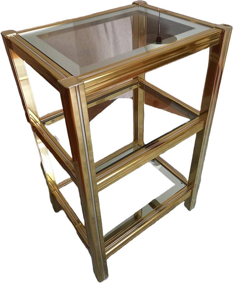 Small side table / End table in Hollywood Regency style