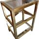 Small side table / End table in Hollywood Regency style