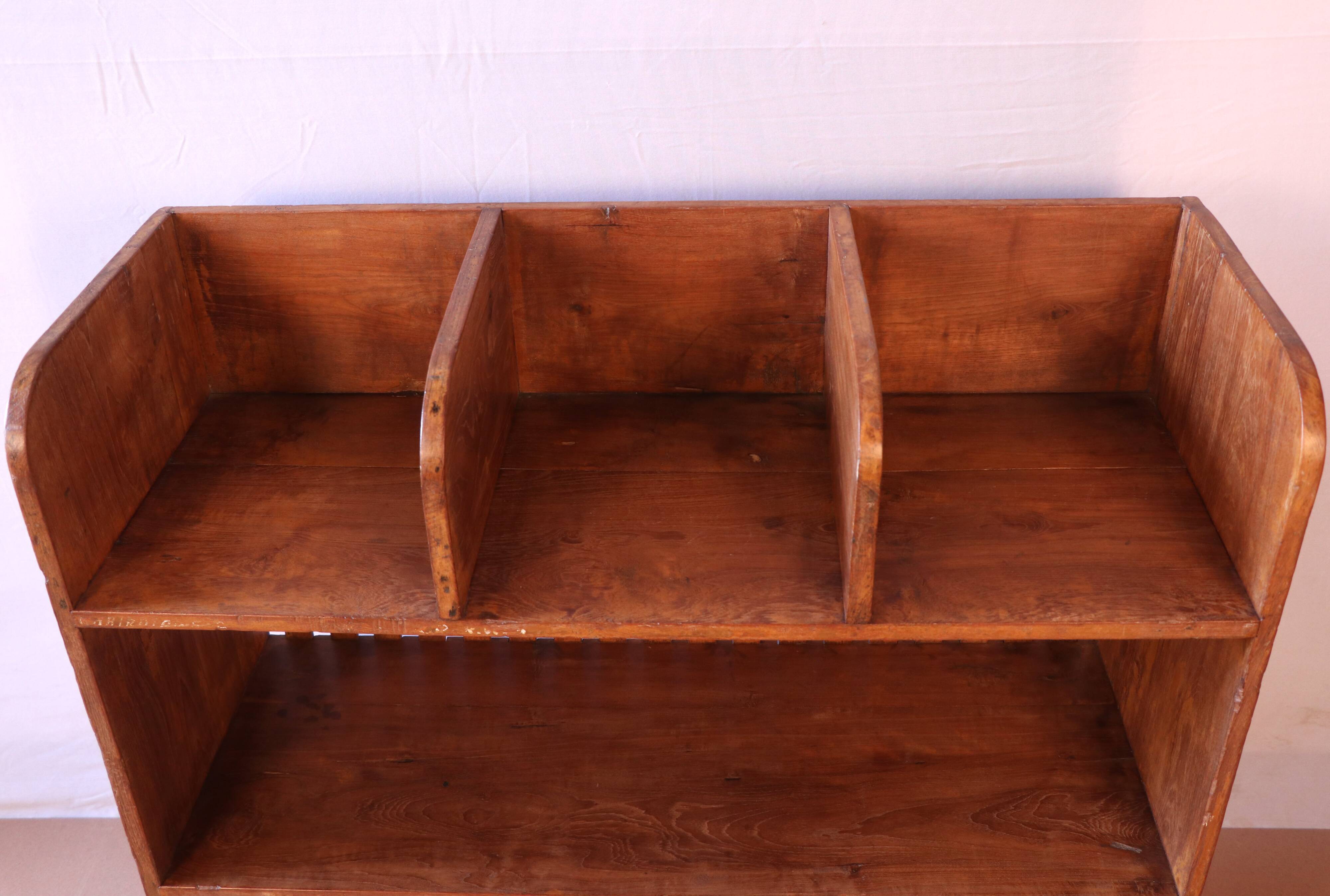 Old Burmese teak administration shelf
