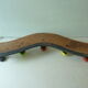 Coat rack with 5 wooden hooks from the 60s