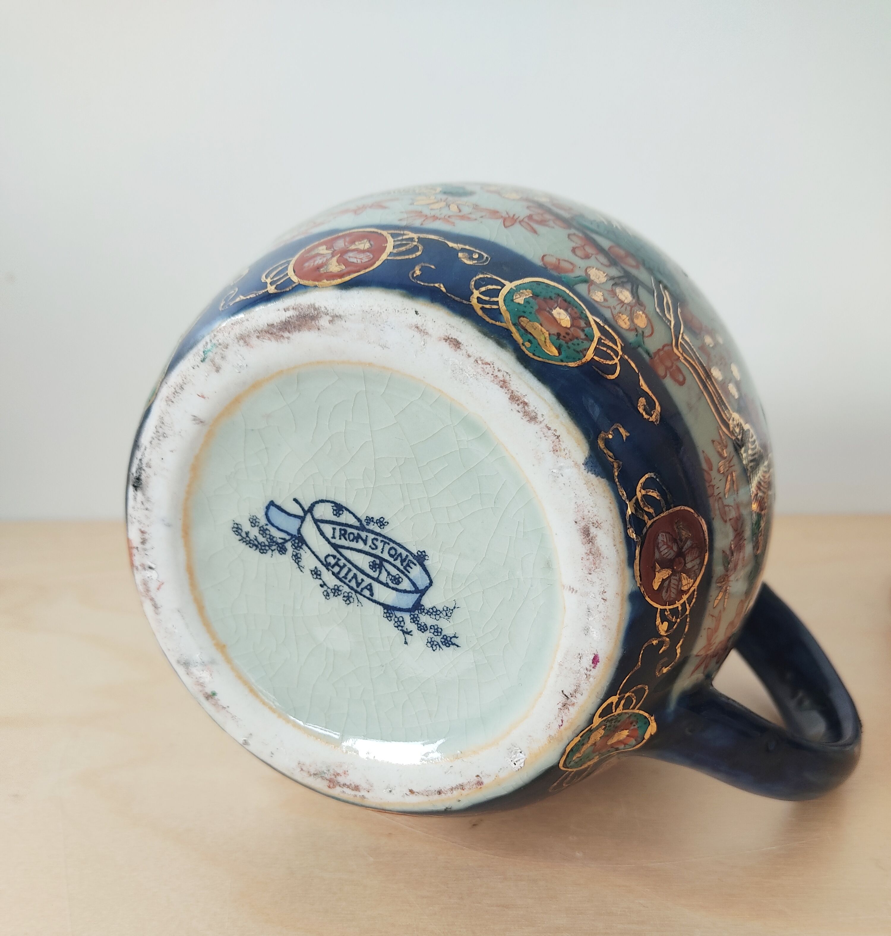 Ironstone China imari jug