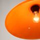 Lampe à Suspension Vintage en Laiton et Verre, Italie