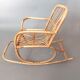 Rocking chair child rattan vintage