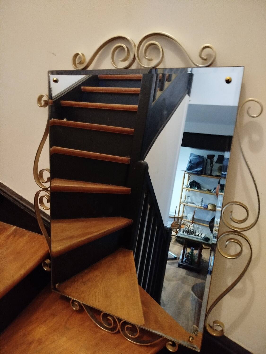 moustache mirror, 1950s