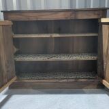 Small buffet shoe storage console in solid wood