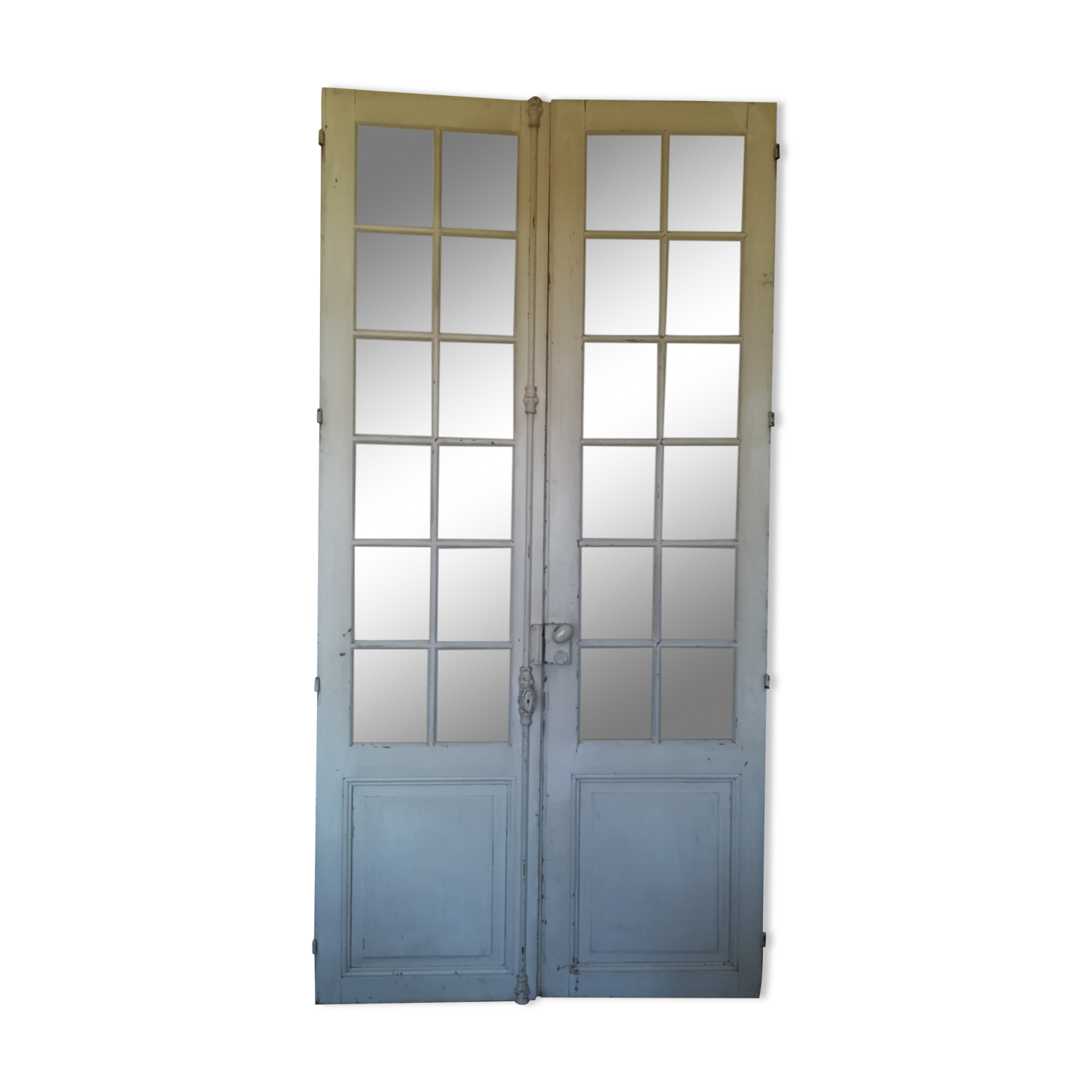 Pair of old glazed doors