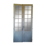 Pair of old glazed doors
