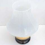 Mid-Century Modern Italian Murano Glass Mushroom Table Lamps, 1970s, Pair