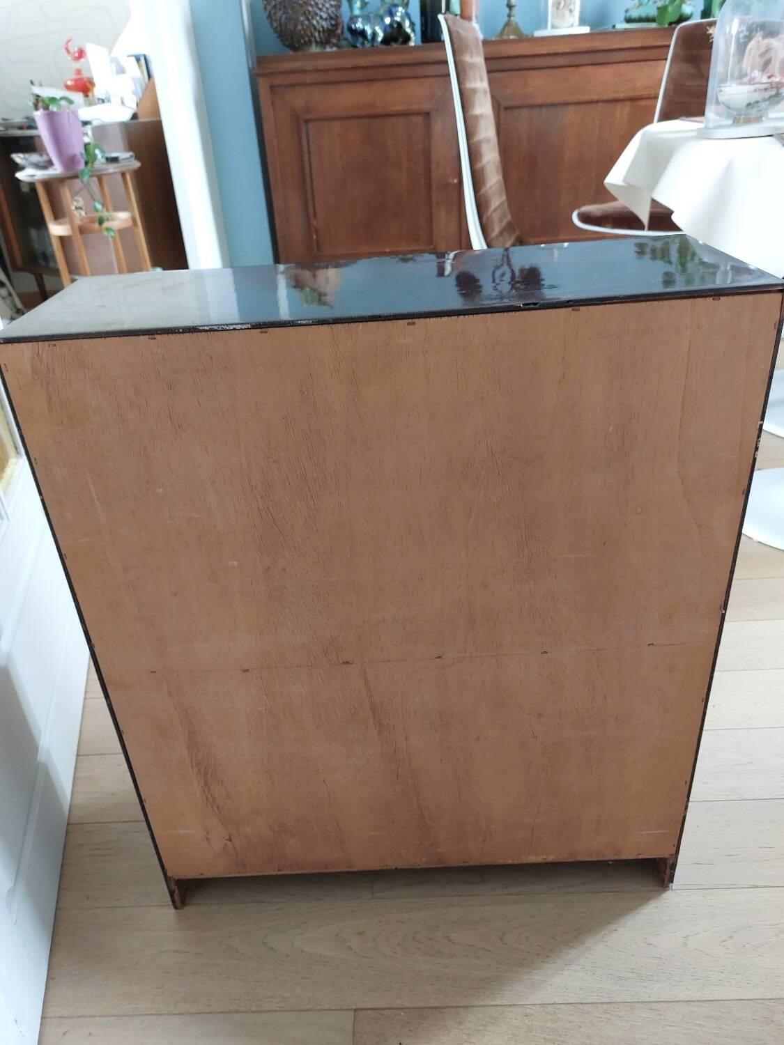 Small mahogany shelf