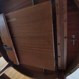 Scandinavian-style teak dining table in the 60s