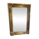 Miroir Louis XV, glace au mercure et bois doré, XIXe