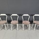 Set of 4 calligaris dining chairs, 1980s