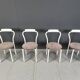 Set of 4 calligaris dining chairs, 1980s
