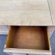 Renovated coffee table in solid oak 1980