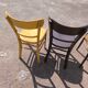 Lot de 6 chaises de bistrot dépareillées bois vintage