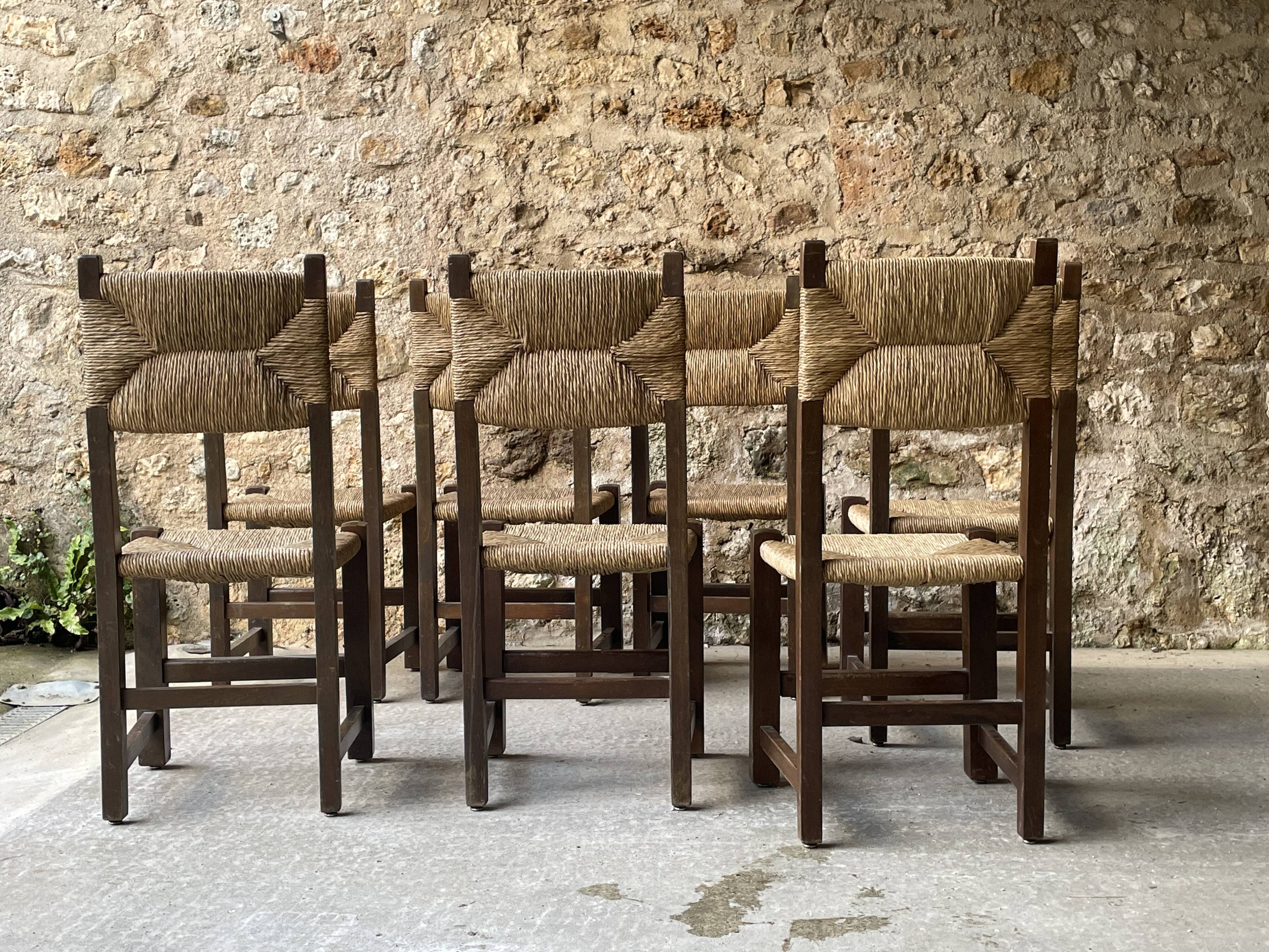 Vintage straw chairs