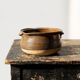 Marmite/old earthenware bowl from the 20th century, glazed stoneware from Puisaye.