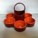 Servant flower with 6 orange cups Emsa