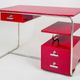 Bauhaus Red Writing Desk in Lacquered Wood, Germany, 1930s