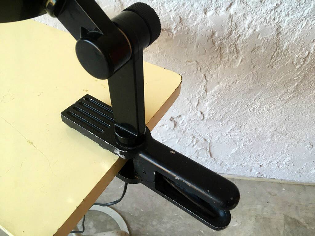 Rare Clamp Lamp, 1973