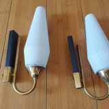 Pair of vintage wall light 50'S Lunel
