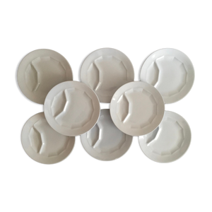 Ensemble de 10 assiettes